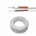 CABO COAXIAL RF 4MM + 2 X 26 AWG 80 M BR DUPLA BLINDAGEM