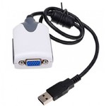 CABO ADAPTADOR CONVERSOR USB 2.0 PARA VGA MONITOR 2013 (V2 P2)