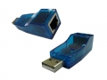 ADAPTADOR USB 2.0 MACHO LAN PLACA REDE EXTERNA RJ45 LE-5572  (SR-04)