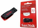 PEN DRIVE SANDISK CRUZER BLADE 32GB USB 2.0 PRETO SDCZ50-032G-B35